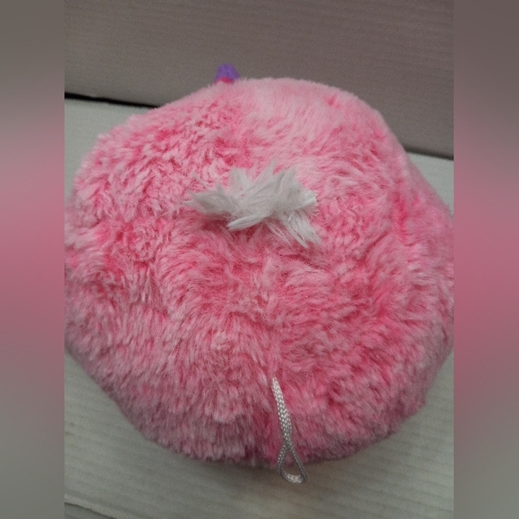 Fiesta Aggretsuko Cutie Beans Gumballs Claire Pink Flamingo Soft Plush Toy Cute - Picture 4 of 8